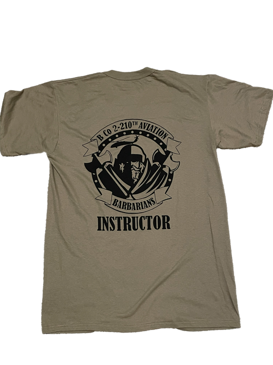 Custom B co 2-210 Army instructor Shirt